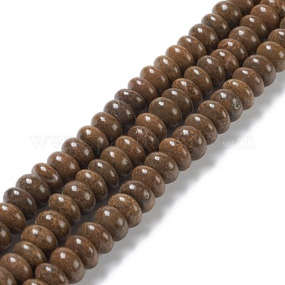 Природные окаменелые коралловые бусы пряди G-H269-04-1