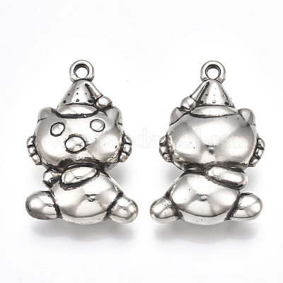 Кулоны ccb пластиковые котенок CCB-S160-05-1