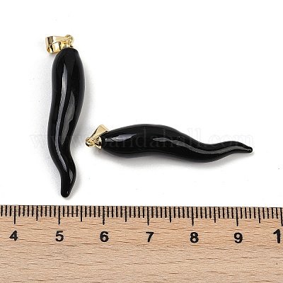 Лэмпворк ручной работы с латунными подвесками KK-Q095-02A-07-1