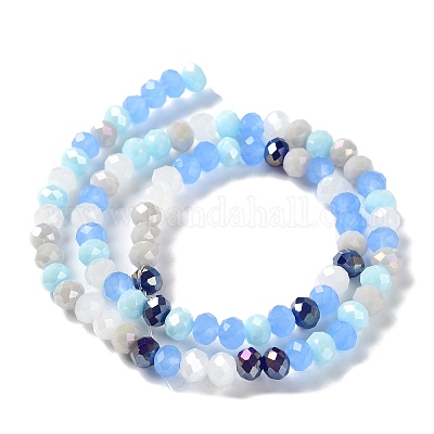 Стеклянные бусины EGLA-A034-M6mm-40-1