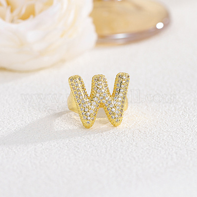 Латунные кольца из манжеты с прозрачным цирконием FS-WGF2B82-20-1