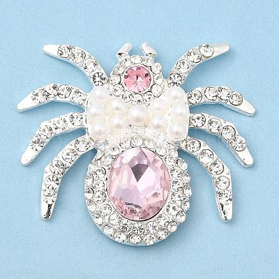 Кабошоны со стразами из цинкового сплава ALRI-Q364-05S-01-1