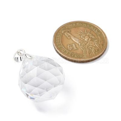 Подвески из прозрачного стекла PALLOY-JF02404-01-1