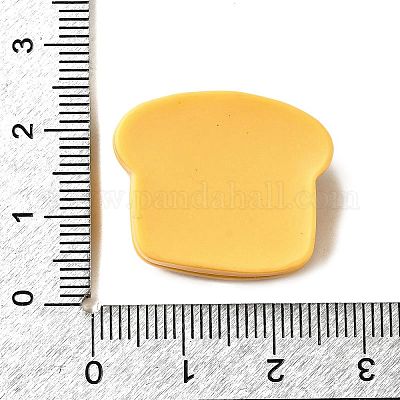 Кабошон из непрозрачной смолы с рисунком в виде отпечатка лапы CRES-I040-02D-1