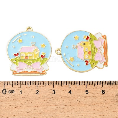 Подвески из эмали и сплава&nbsp;ENAM-G229-02G-02-1