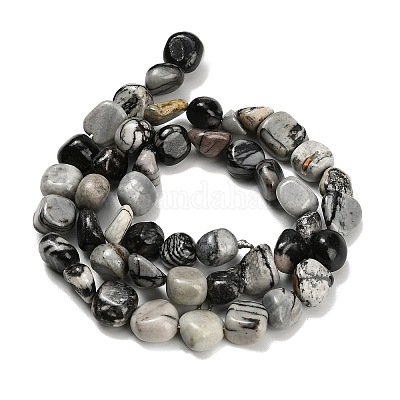 Натуральные нити из бисера пикассо G-K398-A01-01-1