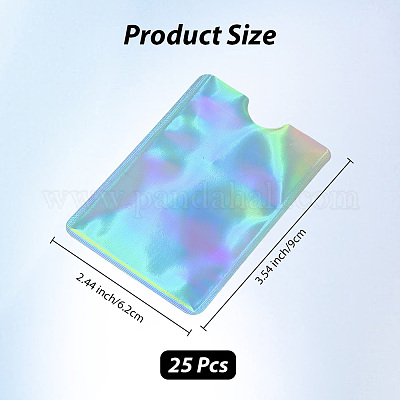 Держатели для визиток из алюминиевой фольги AJEW-WH20816-033B-1