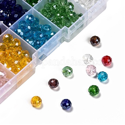 Гальванические стеклянные бусины EGLA-X0006-01C-8mm-1