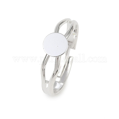 Componenti di anello in ottone&nbsp;X-KK-C3044-6mm-S-NF-1