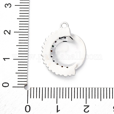 Латунные микро проложить кубического циркония подвески KK-D360-23P-1