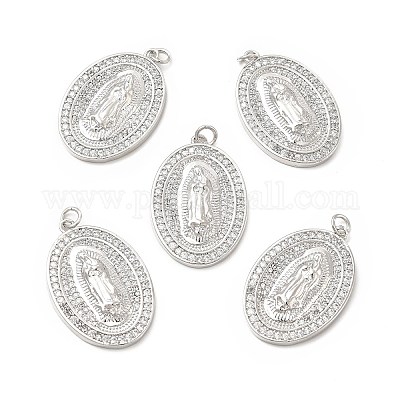 Латунные микро проложить кубического циркония подвески KK-E068-VB271-1-1