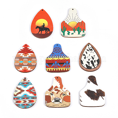 Shop CHGCRAFT 32 PCS Wood Charms for Jewelry Making 8 Style Easter Printed  Basswood Big Pendants Wooden Charms for Crafts for Jewelry Making -  PandaHall Selected