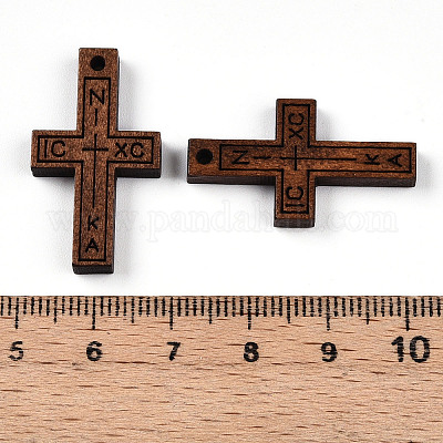 Подвески из натурального дерева WOOD-N016-64-01-1