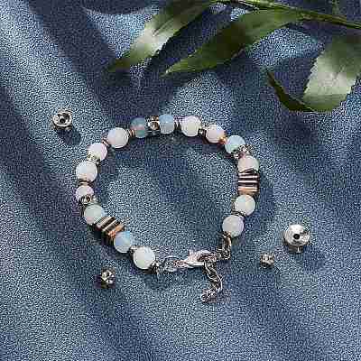 304 нержавеющая сталь бусины со стразами STAS-UN0008-49P-1