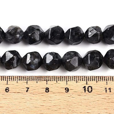 Натуральные нити бус из ларвикита G-T141-04A-1