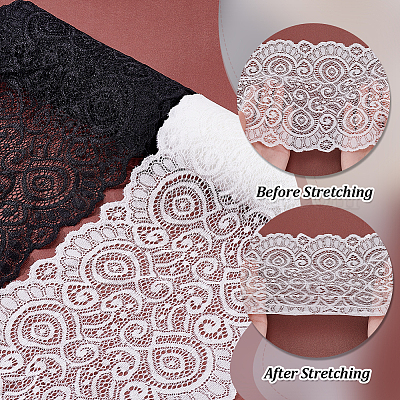 Отделка из эластичного кружева 2 цвета OCOR-PH0005-77-1