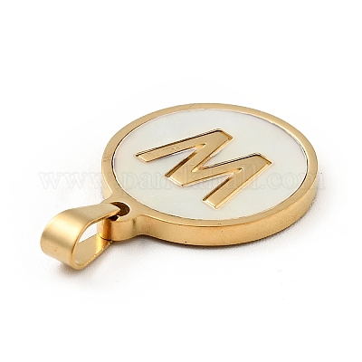 Вакуумное покрытие pvd нержавеющая сталь 304 с подвесками из белой ракушки STAS-G268-01W-G-1