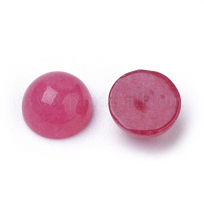 Натурального белого нефрита кабошонов G-R416-6mm-52-1