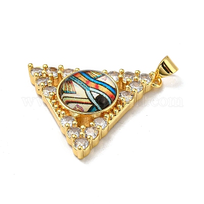 Настоящие кулоны из латуни KK-L209-007G-08-1