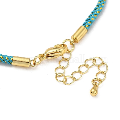 Плетеный браслет из нейлонового шнура&nbsp;MAK-L043-01G-02-1