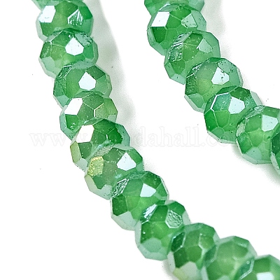 Запекание гальванических нитей стеклянных бусин DGLA-A039-J4mm-B03-1