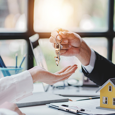 6 шт. 6-х цветная подвеска в виде милого кота из сплава с эмалью AJEW-OC0004-23-1