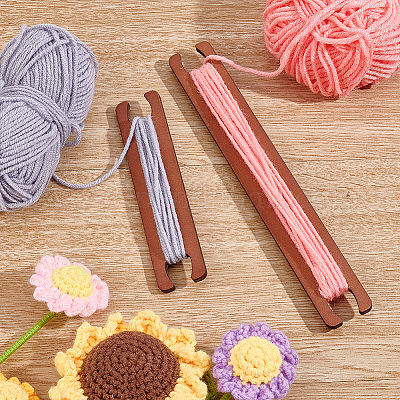 Деревянный вязальный станок&nbsp;LS-DIY-WH0496-72-1