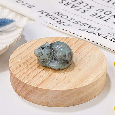 Украшения из яшмы из натуральной кожи леопарда DJEW-PW0009-009Q-1