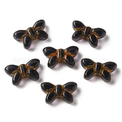 Прозрачные бусины лэмпворк LAMP-P065-02A-24-1