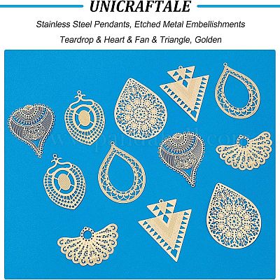 12 шт. 6 подвески из нержавеющей стали 304 STAS-UN0035-07-1