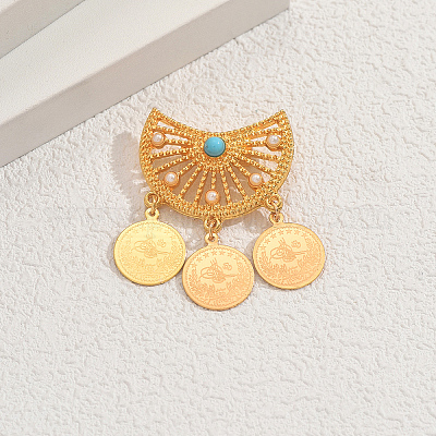 Полукруглые булавки в стиле бохо-геометрии KC3009-1