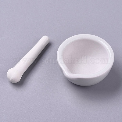 Porcelain Mortar and Pestle - Set of 3