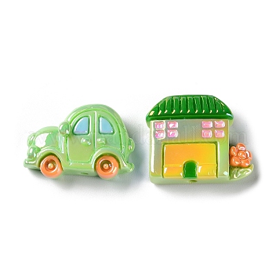 Смешанного стиля акриловые бусины MACR-K351-16B-1