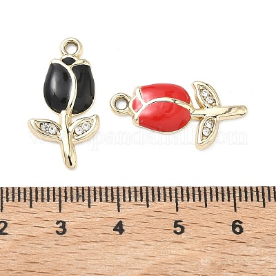 Подвески из эмали и сплава&nbsp;ALRI-D303-13G-1