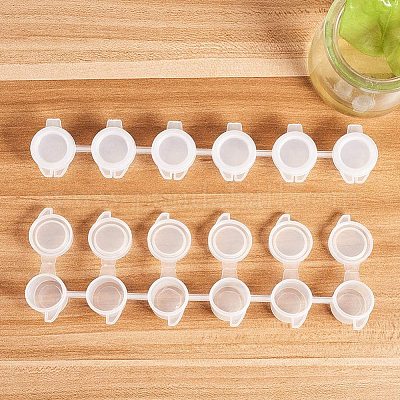 3 мл 6 коробки пластиковые пустые палитры краски TOOL-PH0016-56-WH-1