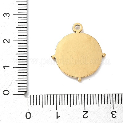 Оправы для подвесок из нержавеющей стали 304 в виде кабошонов STAS-G361-05G-1