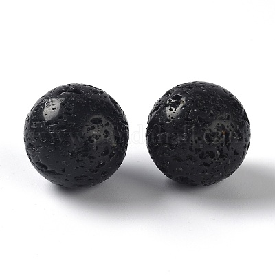 Бусины из натуральной лавы G-Z001-07-1