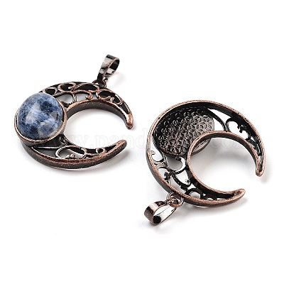 Природные подвески содалитом G-L602-01R-14-1