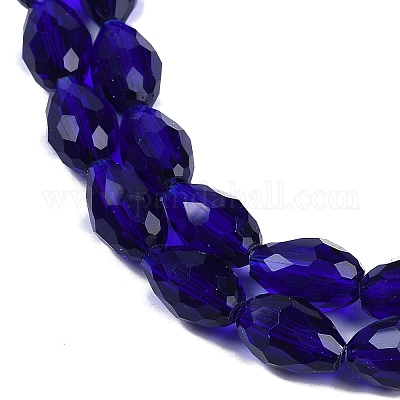 Прозрачные стеклянные бусины X-EGLA-N013-T6mm-D07-1