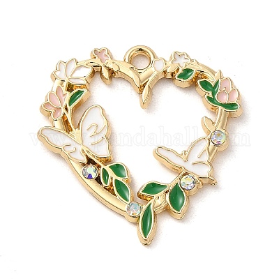 Подвески из эмали и сплава ENAM-Q507-11G-A-1