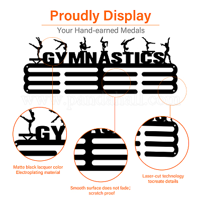Модная железная вешалка для медалей ODIS-WH0021-235-1