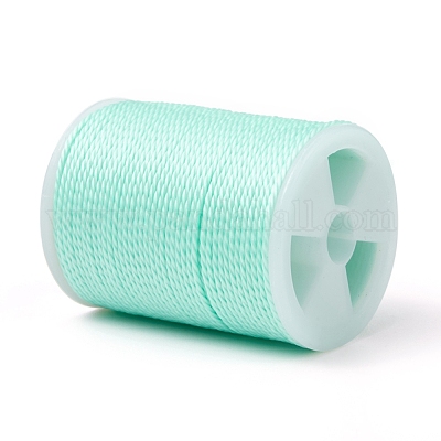 Круглый вощеный полиэфирный шнур X-YC-G006-01-1.0mm-34-1