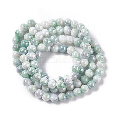 Гальванические стеклянные бусины GLAA-C023-01B-1