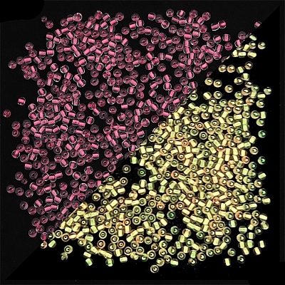 8/0 светящаяся стеклянная бусина LUMI-PW0001-186B-04-1