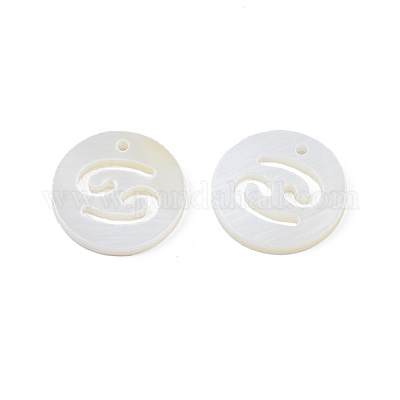 Подвески из натуральных пресноводных ракушек SHEL-N027-10J-1