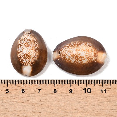 Овальные бусины с натуральной оболочкой&nbsp;BSHE-O007-44-1