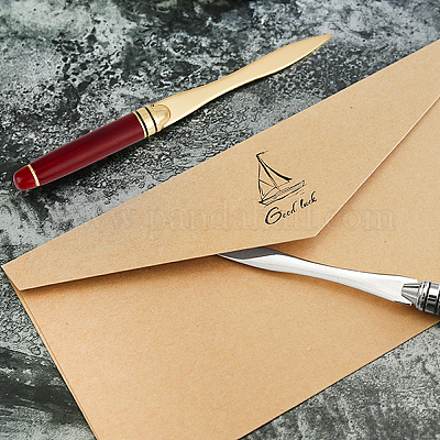 CRASPIRE 3 Pieces Envelope Opener Set Stainless Steel Letter Opener Flower  with Heart-Shape Handle,Lightweight Letter Opener Slitter Mail Opener Tool