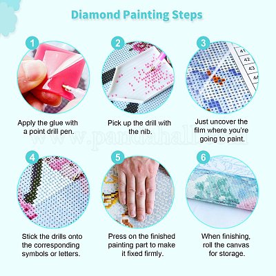 Diamond Painting Kit 5D Angelo Bambina,Pittura Diamante Kit