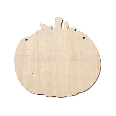 Большие подвески из дерева с односторонним принтом WOOD-I010-08A-1