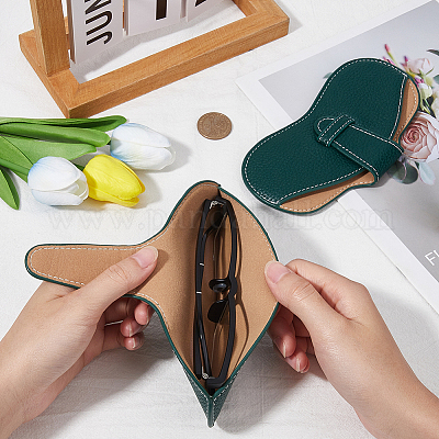 Чехол для очков из искусственной кожи AJEW-CN0002-44C-1